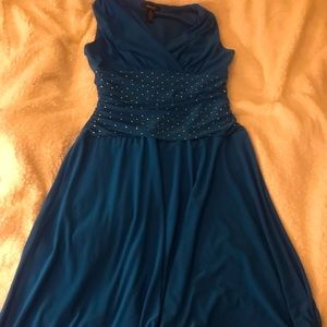 Blue sparkle dress